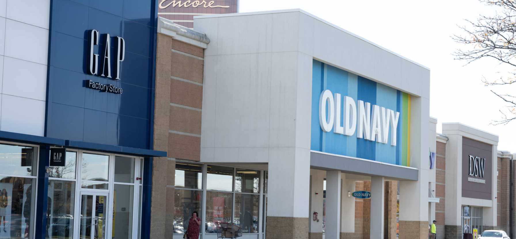 Gateway Center - Old Navy and Gap store exterior photo