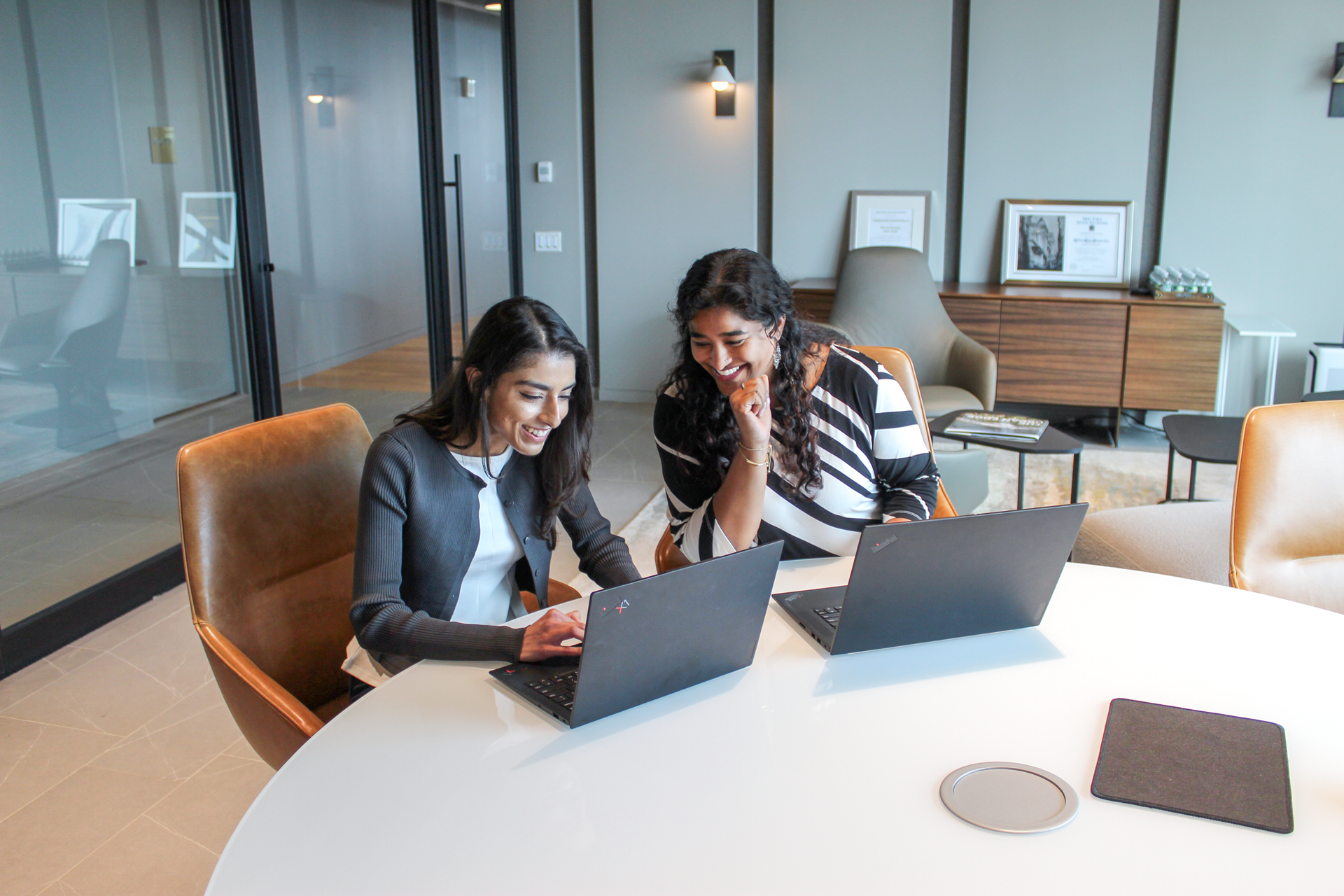 Colleagues Working