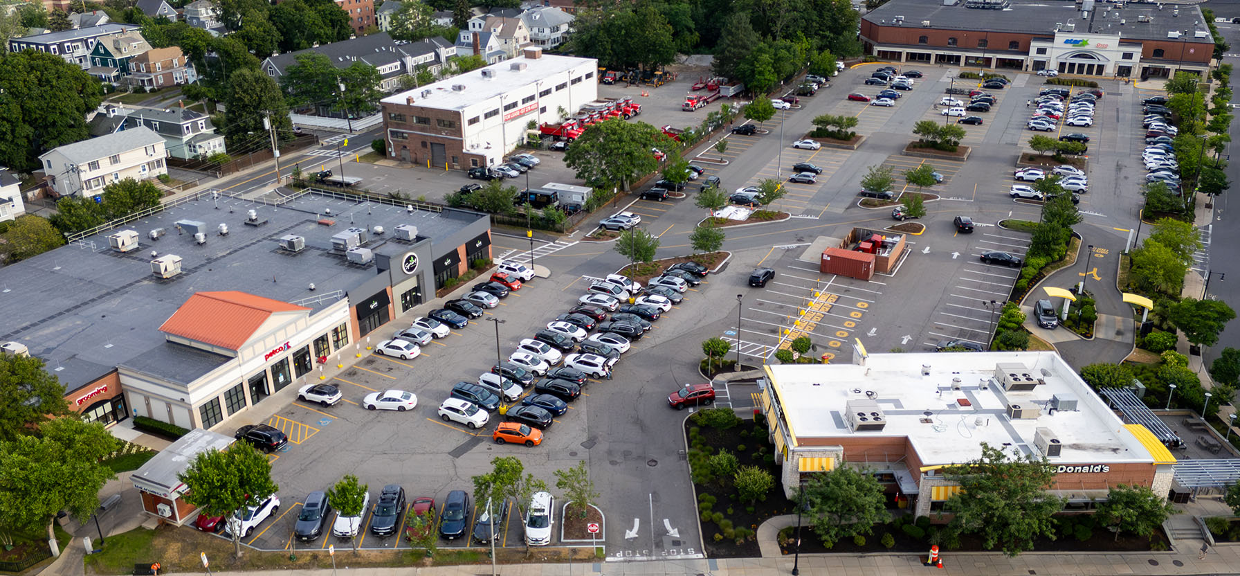 Brighton Mills Shopping Center Aerial