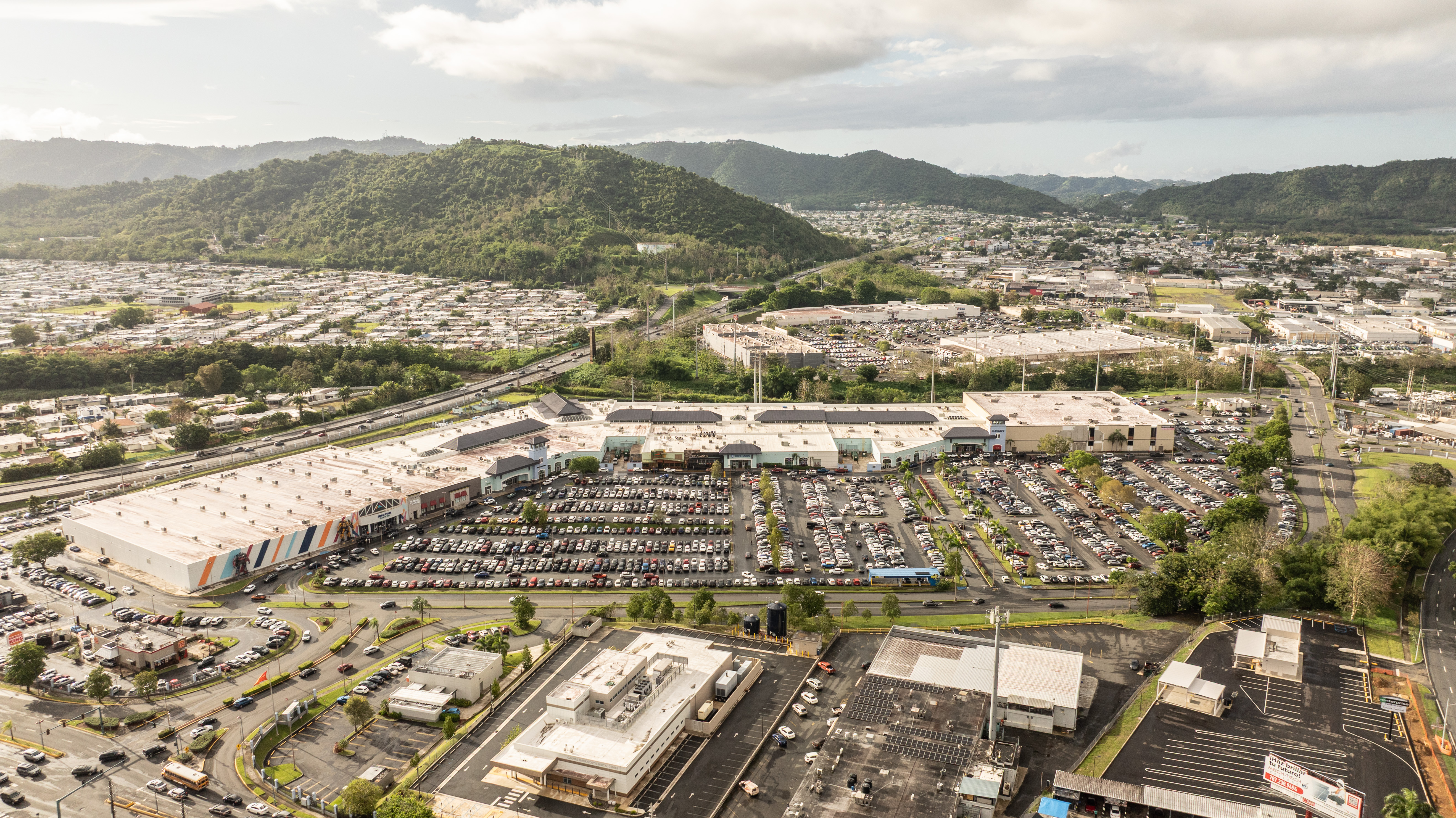 aerial view of shops at caguas
