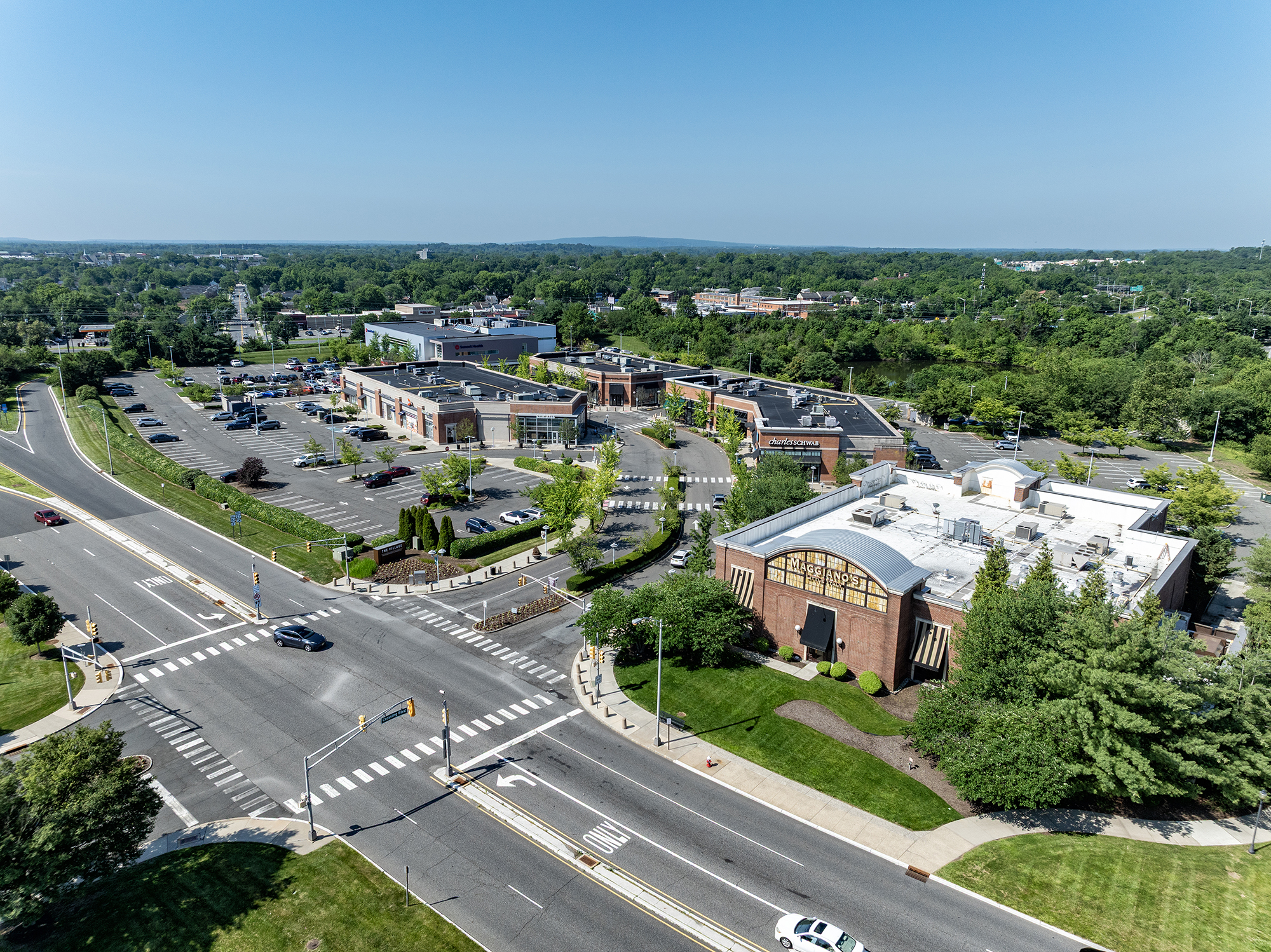 The Village at Bridgewater Commons aerial
