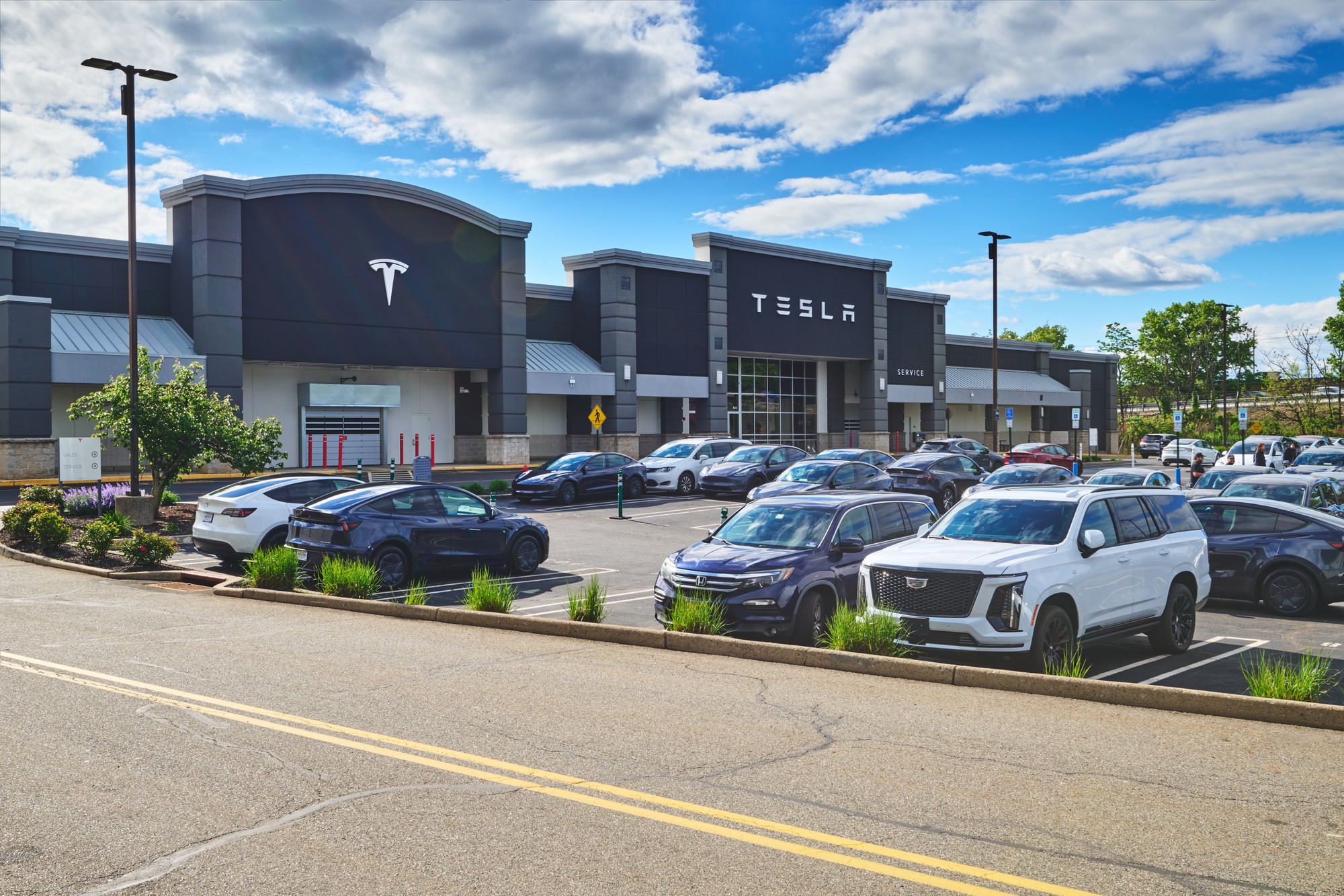 tesla at totowa commons