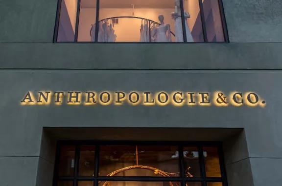 Anthropologie & Co. Storefront at Walnut Creek - South Main shopping center.