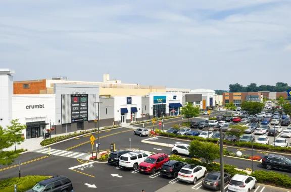 bergen town center shops aerial