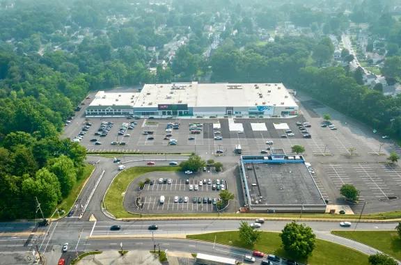 Aerial of broomall commons