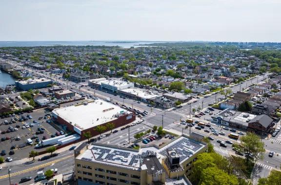 aerial of Crossbay Commons
