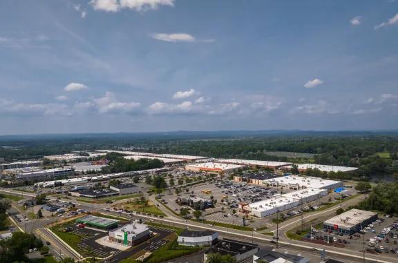 aerial of Hanover Commons