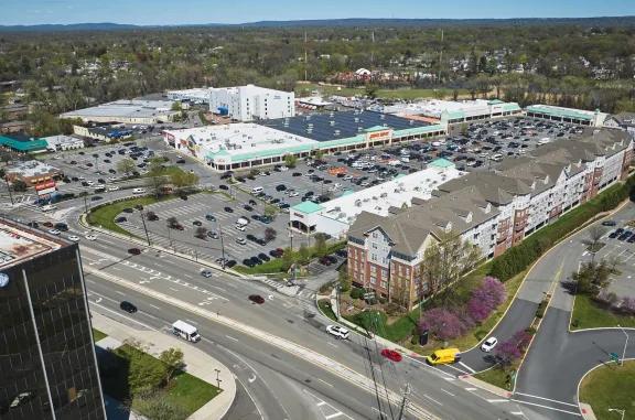 aerial of Hackensack Commons