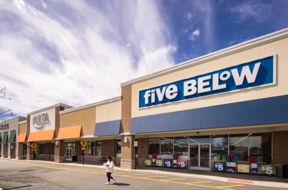 Ulta and Five Below at Ledgewood Commons