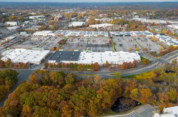 aerial of shoppers world