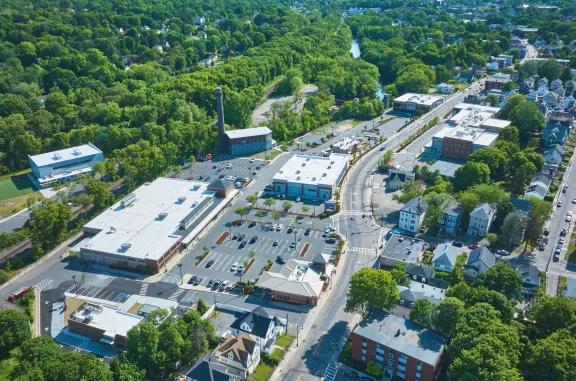 Aerial of The Shops at Riverwood