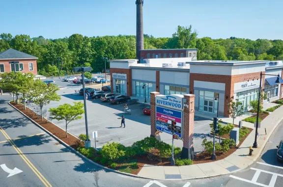 Entrance of The Shops at Riverwood