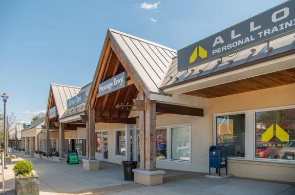 Allo Personal Training, Massage Envy, and Great Cilps at The Shops at West Falls Church