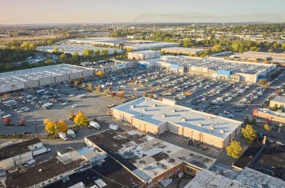 Aerial of Tonnelle Commons