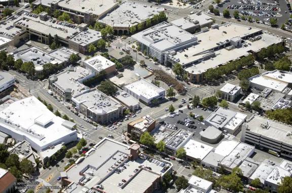 Aerial of Walnut Creek- Mt Diablo