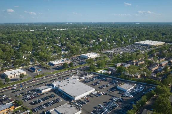 aerial of West End Commons