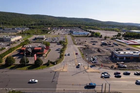 Aerial of Wilkes-Barre Commons