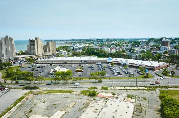 Aerial of Wonderland Marketplace