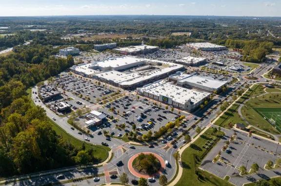 aerial of woodmore towne centre