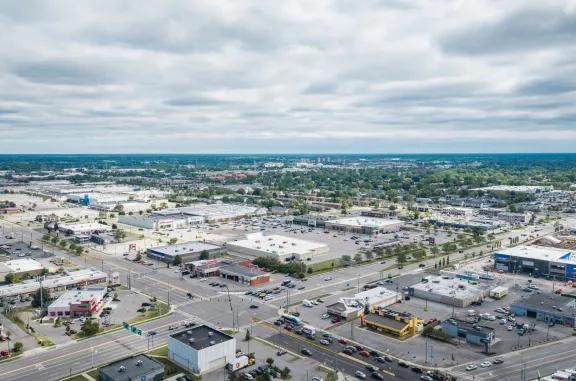 Aerial of Amherst Commons