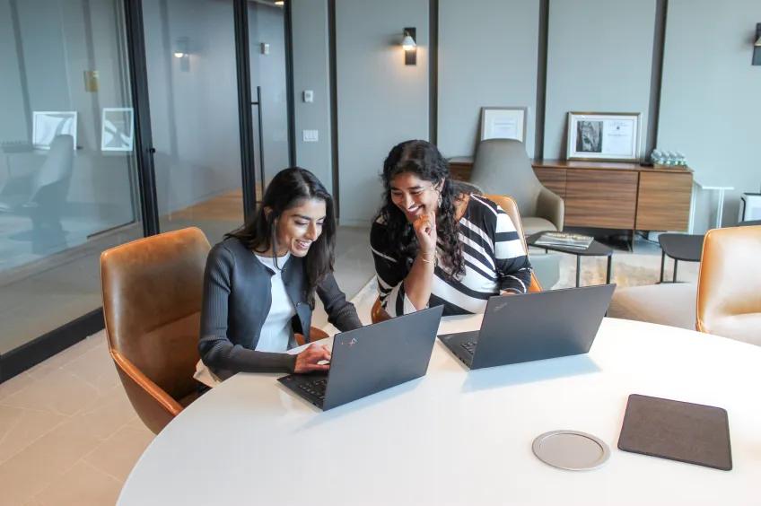 Colleagues Working